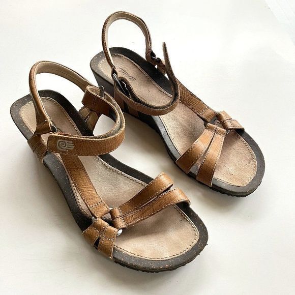 Teva Ventura Cork Wedge Strappy Sandals‎ 4253 Womens Size 10 Flip Flop Walking - Picture 1 of 7